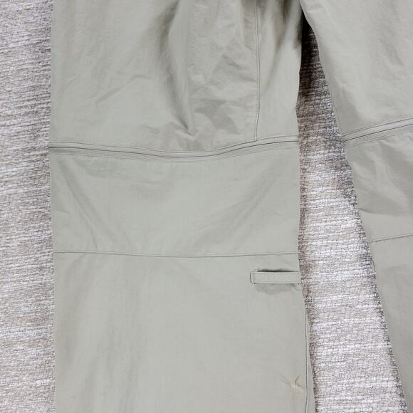 Columbia Convertible Hiking Pants Womens 10 Tan Omni Shield Side Stretch Trail - Picture 14 of 16